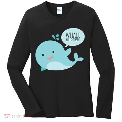 Whale Hello There Women's Long Sleeve Shirt