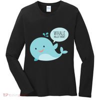 Whale Hello There Women's Long Sleeve Shirt thumb 0
