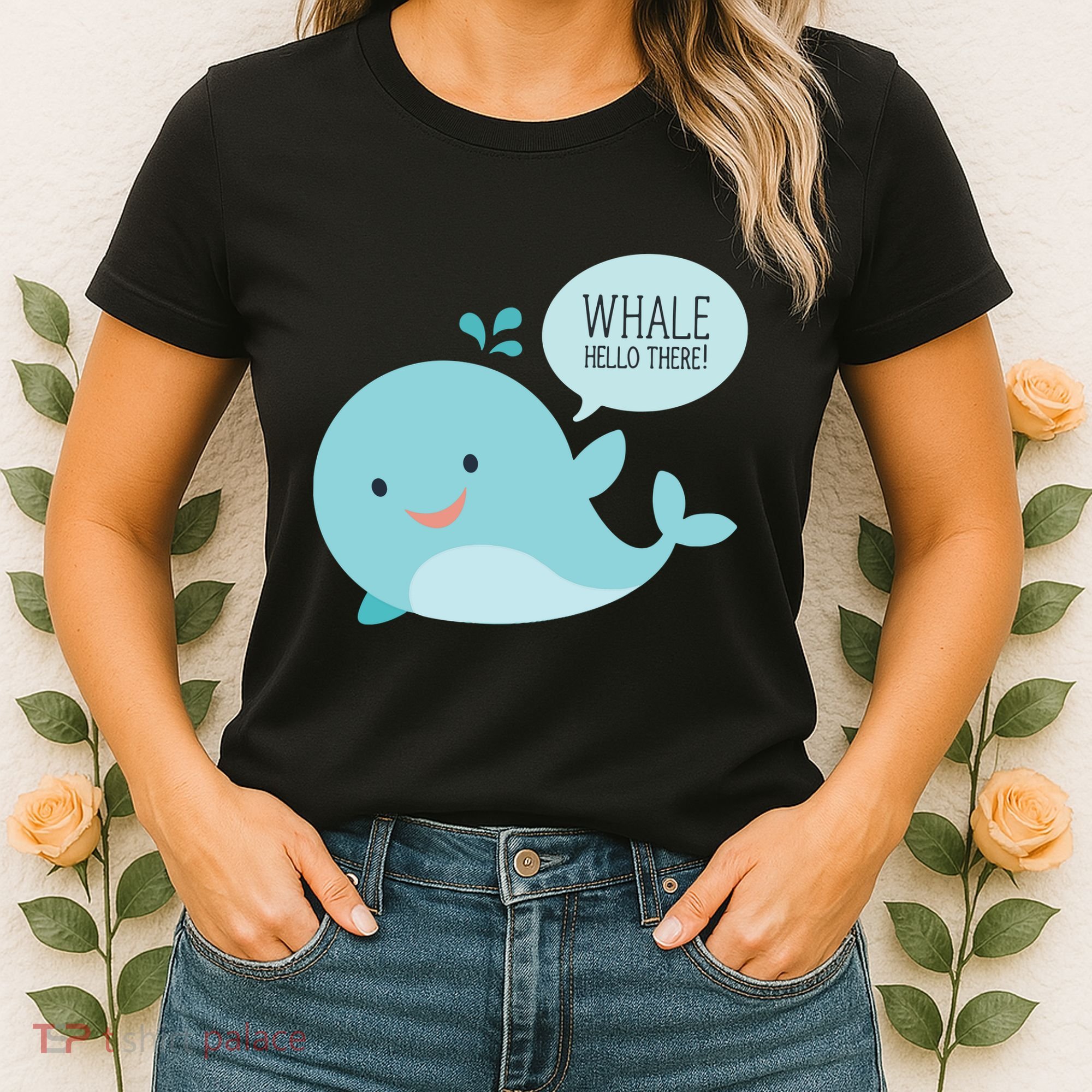 Whale Hello There Women's T-Shirt