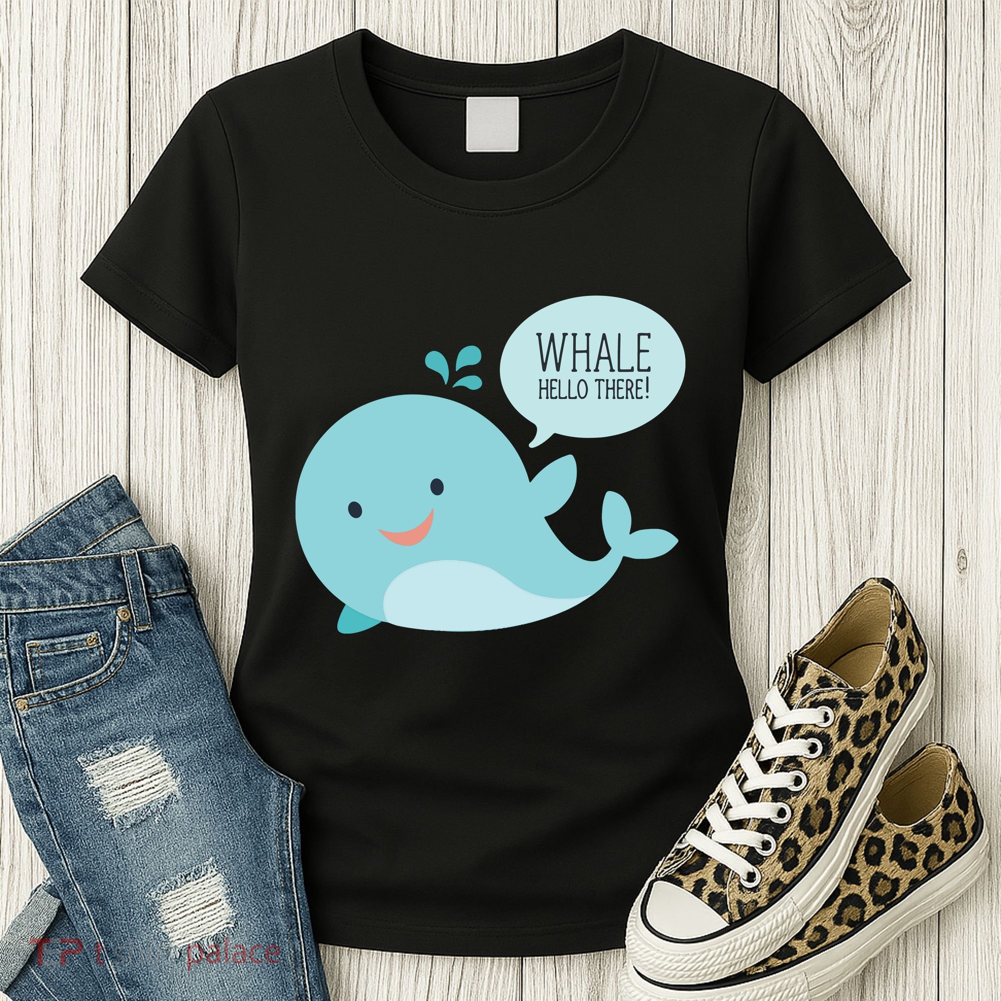 Whale Hello There Women's T-Shirt
