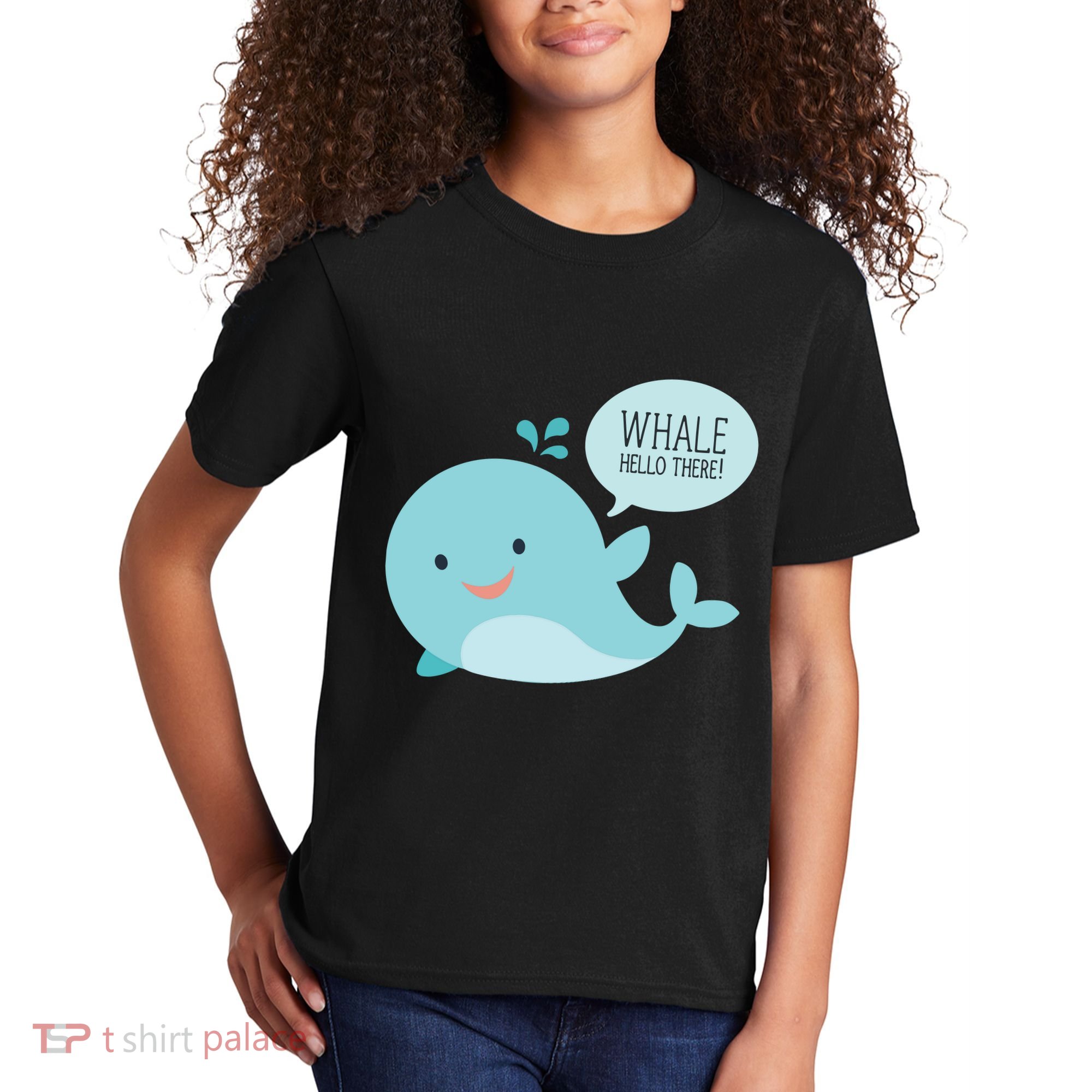 Whale Hello There Kids T-Shirt
