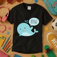 Whale Hello There Kids T-Shirt thumb 3