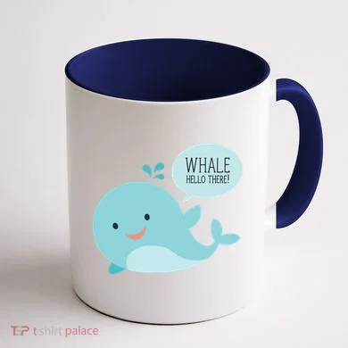 Whale Hello There Coffee Mug back