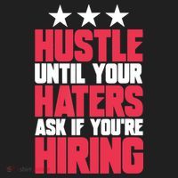 Womens Hustle Until Your Haters Ask If You're Hiring Hustle Beanie thumb 2