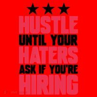 Womens Hustle Until Your Haters Ask If You're Hiring Hustle Santa Hat thumb 1