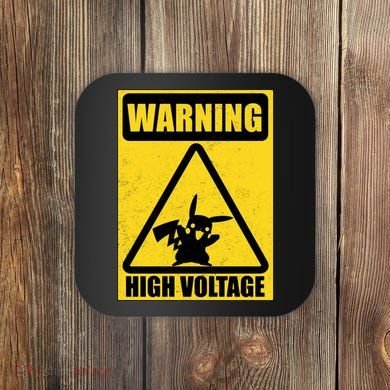 Warning High Voltage Coaster