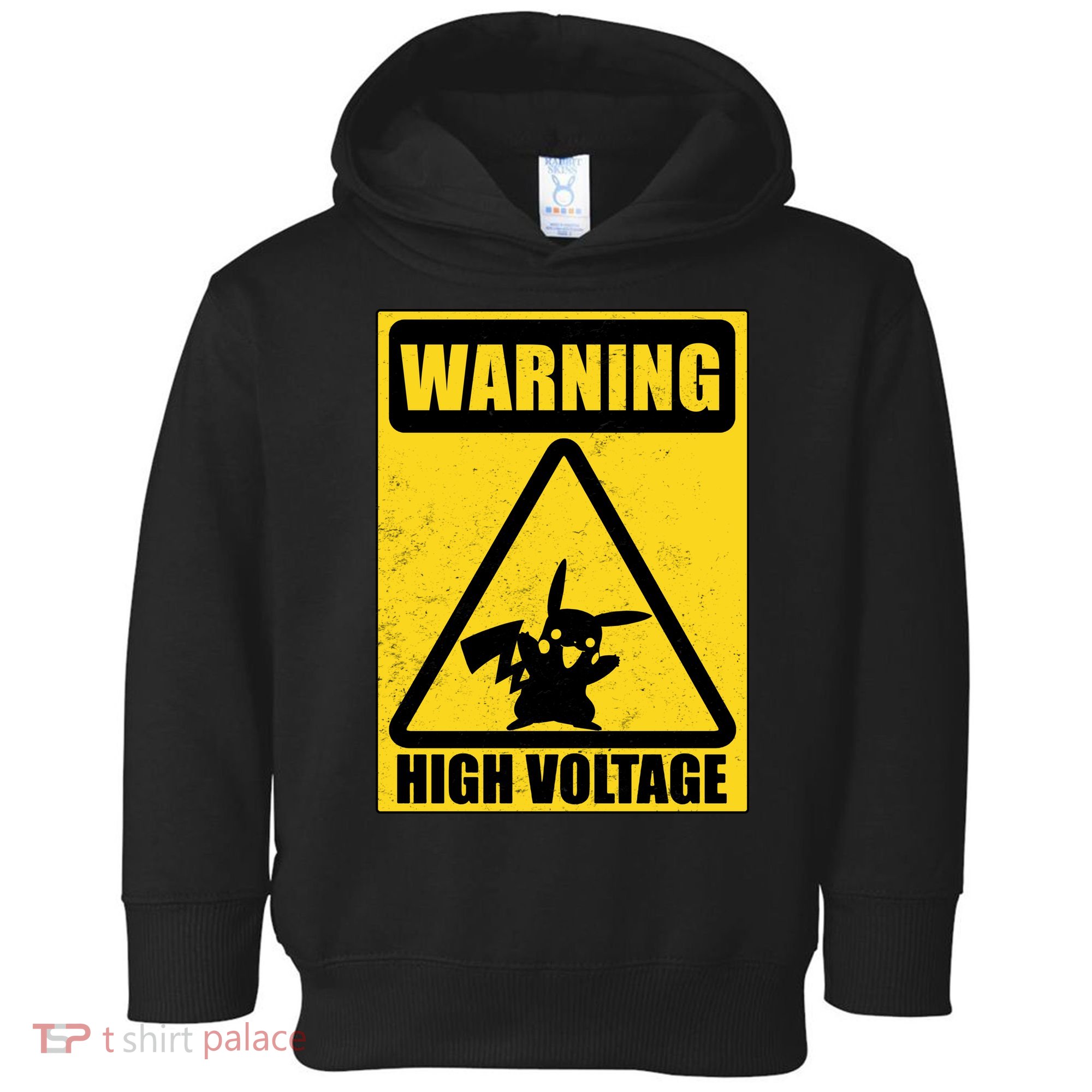 Warning High Voltage Toddler Hoodie