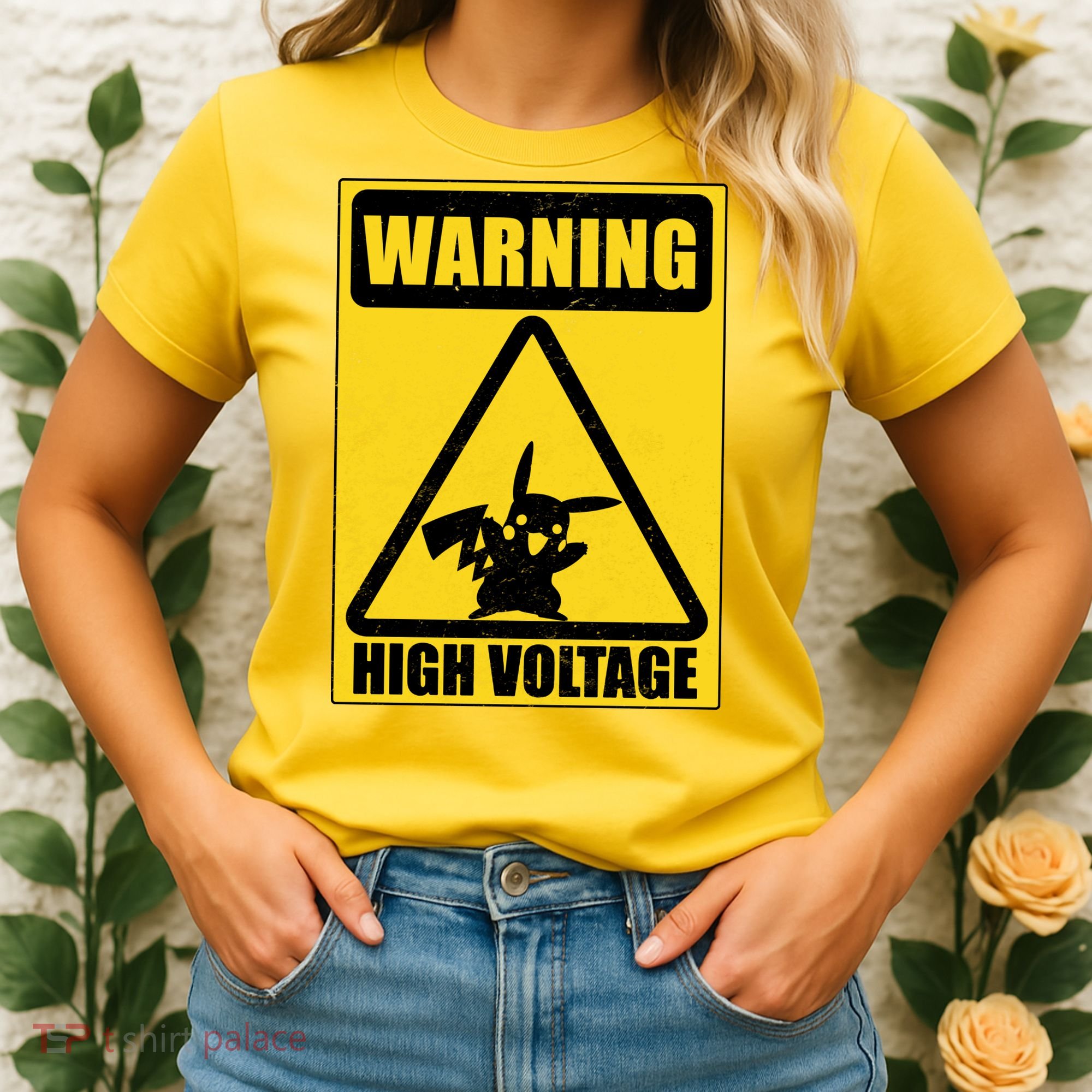Warning High Voltage Women's T-Shirt