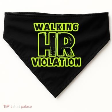 Walking Hr Violation USA-Made Doggie Bandana