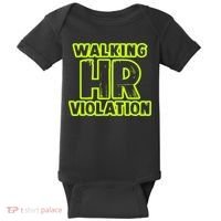 Walking Hr Violation Baby Bodysuit thumb 0