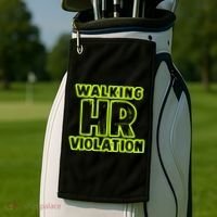 Walking Hr Violation Golf Towel thumb 2