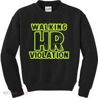 Walking Hr Violation Kids Sweatshirt thumb 0