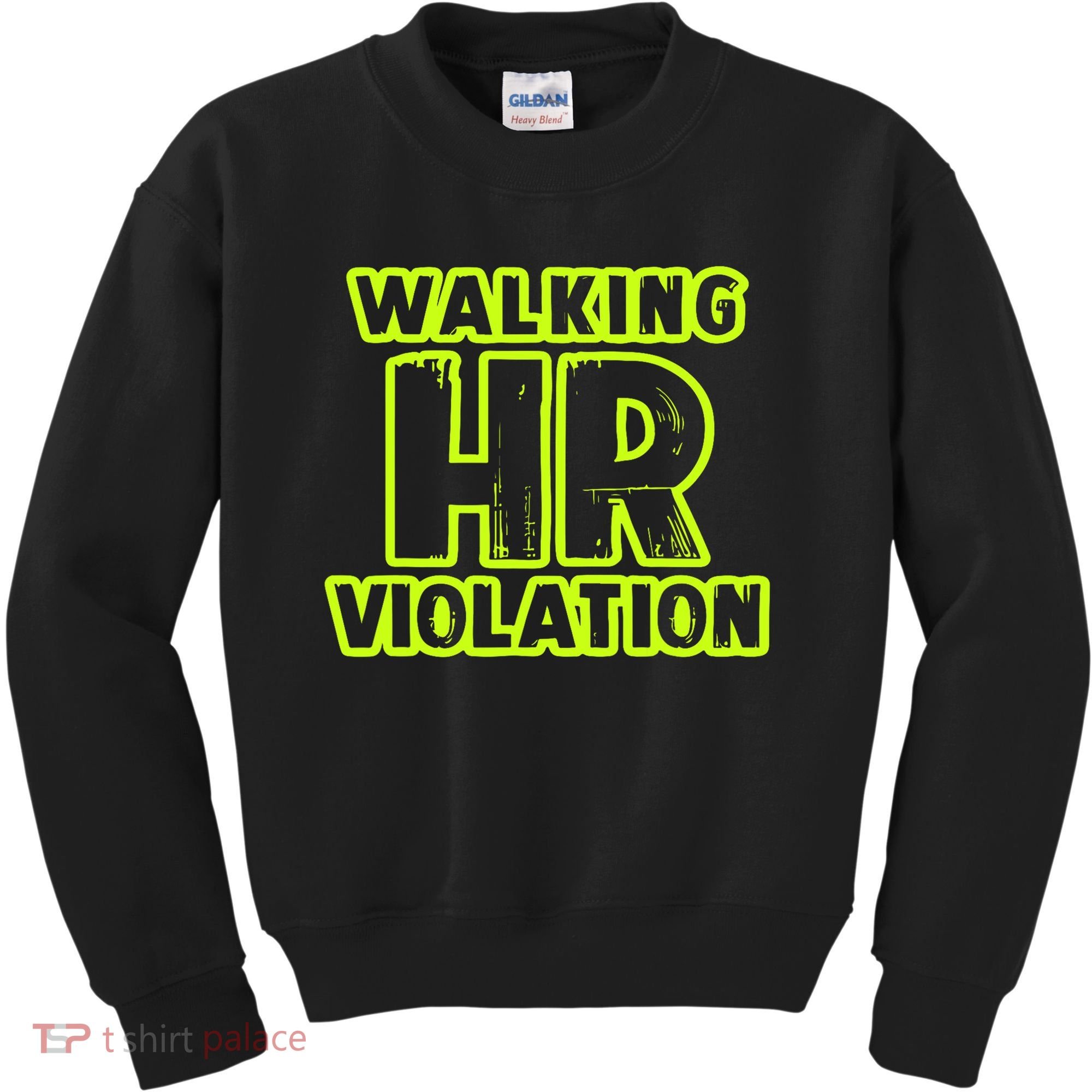 Walking Hr Violation Kids Sweatshirt