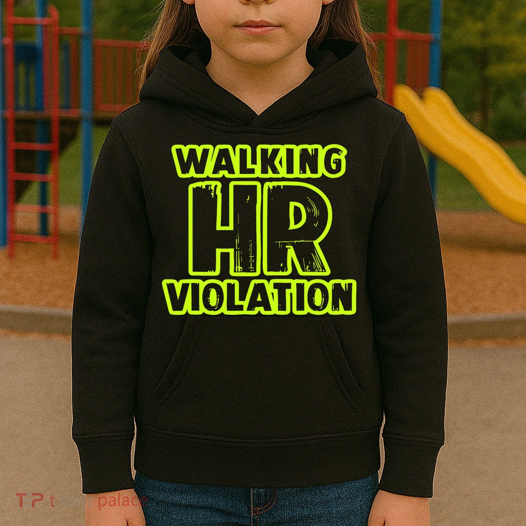 Walking Hr Violation Kids Hoodie