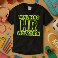 Walking Hr Violation Kids T-Shirt thumb 3
