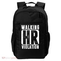 Walking HR Violation Funny Backpack thumb 0