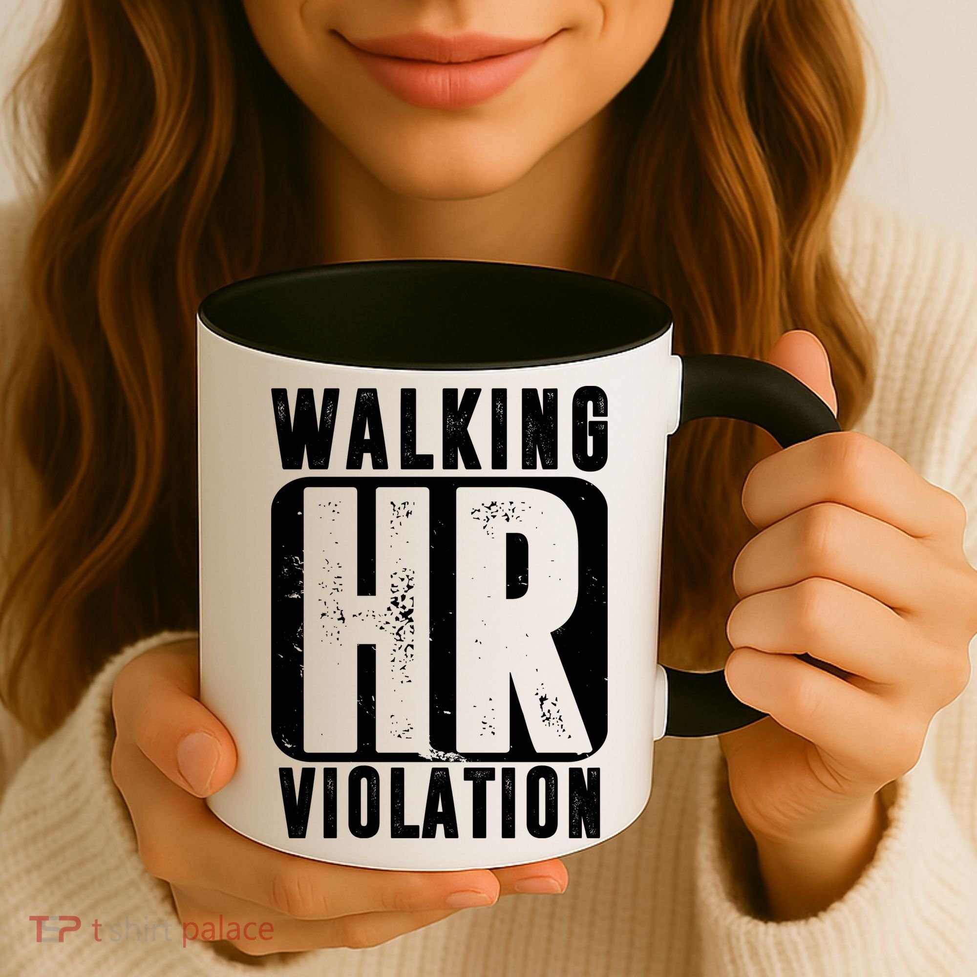 Walking HR Violation Funny Coffee Mug