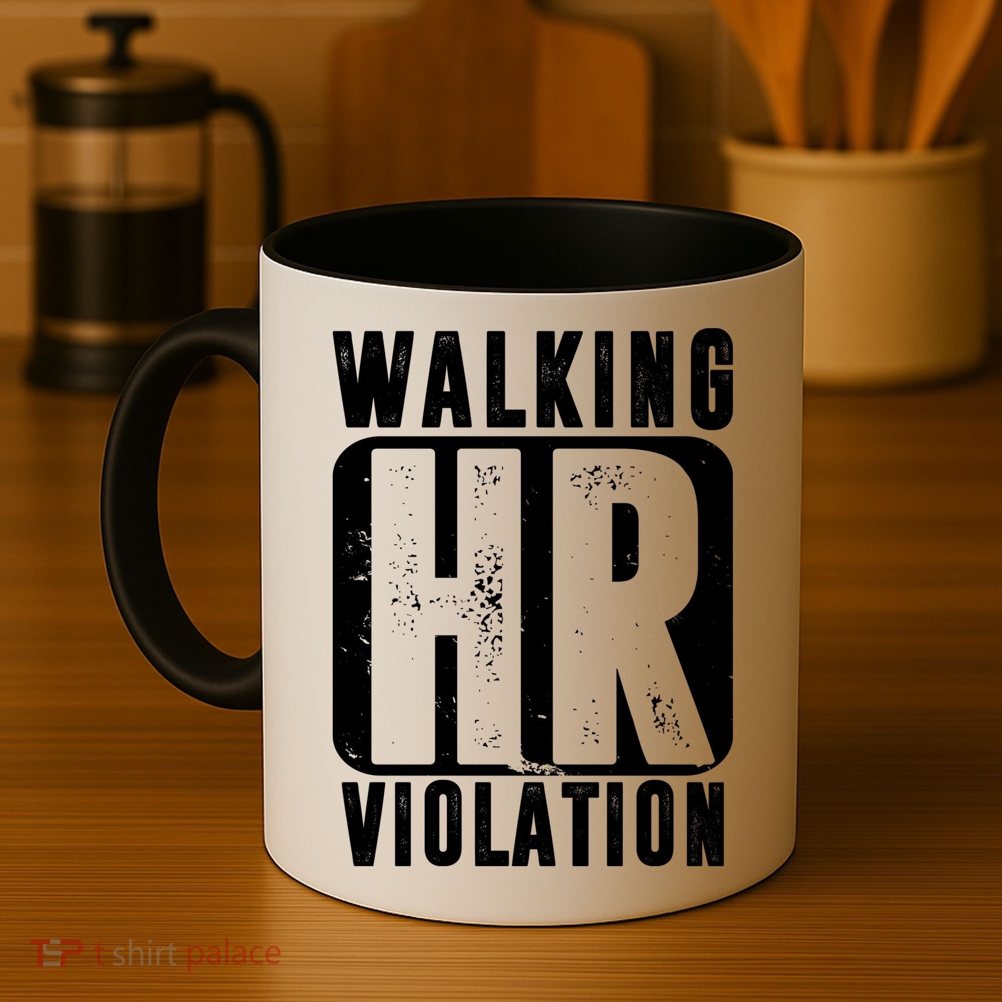 Walking HR Violation Funny Coffee Mug
