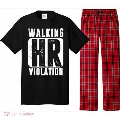 Walking HR Violation Funny Pajama Set