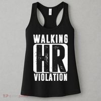 Walking HR Violation Funny Women's Tank Top thumb 3