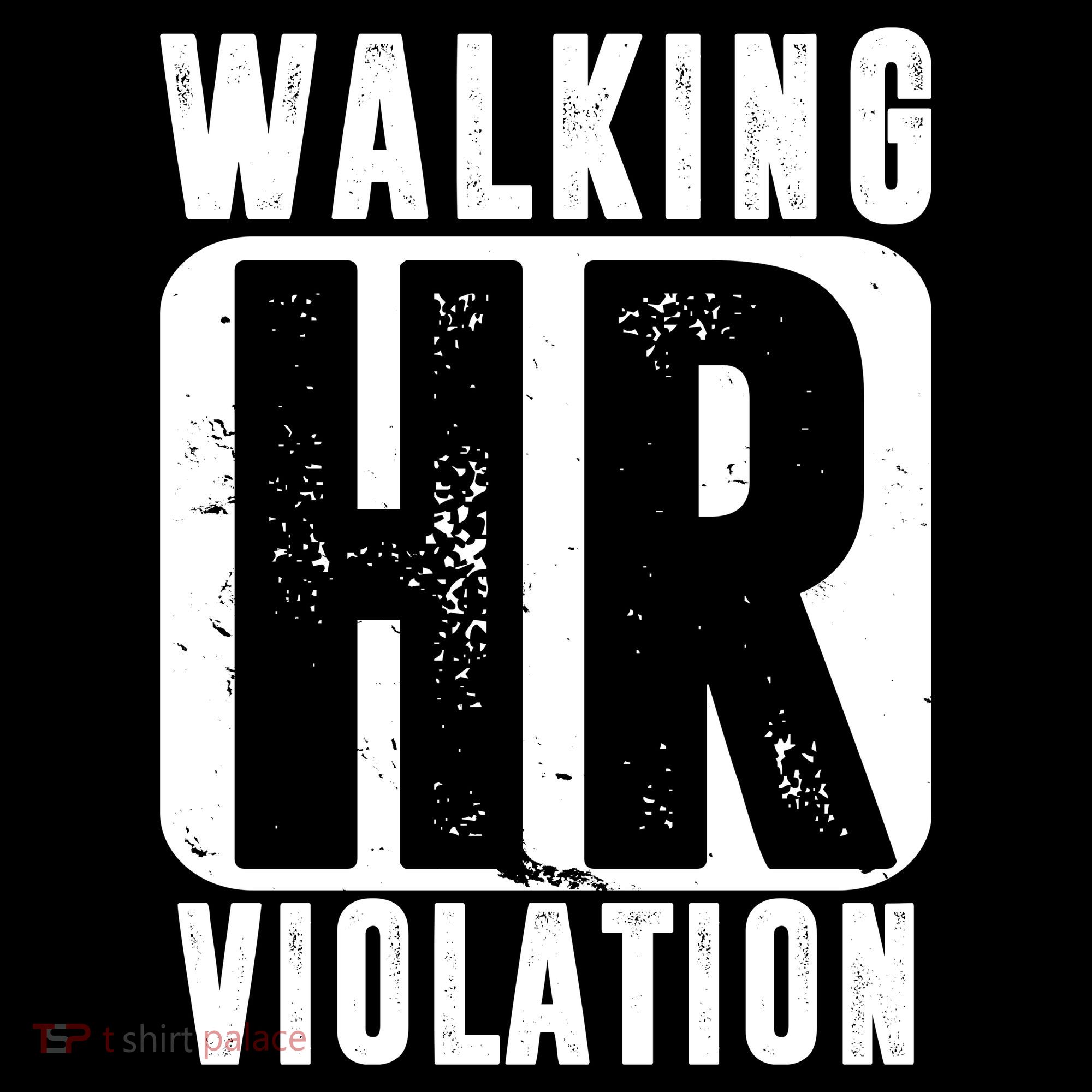 Walking HR Violation Funny Toddler Hoodie