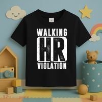 Walking HR Violation Funny Toddler T-Shirt thumb 3