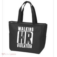 Walking HR Violation Funny Tote Bag thumb 3