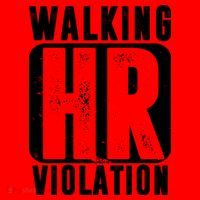 Walking HR Violation Funny Santa Hat thumb 1