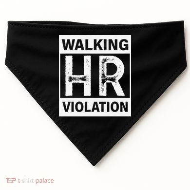 Walking Hr Violation USA-Made Doggie Bandana