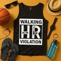 Walking Hr Violation Tank Top thumb 4