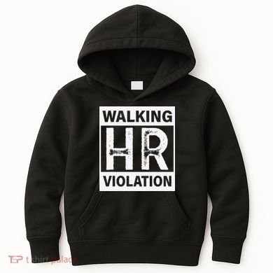 Walking Hr Violation Kids Hoodie