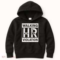 Walking Hr Violation Kids Hoodie thumb 0