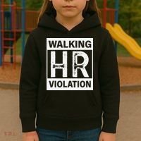 Walking Hr Violation Kids Hoodie thumb 3