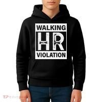 Walking Hr Violation Kids Hoodie thumb 4