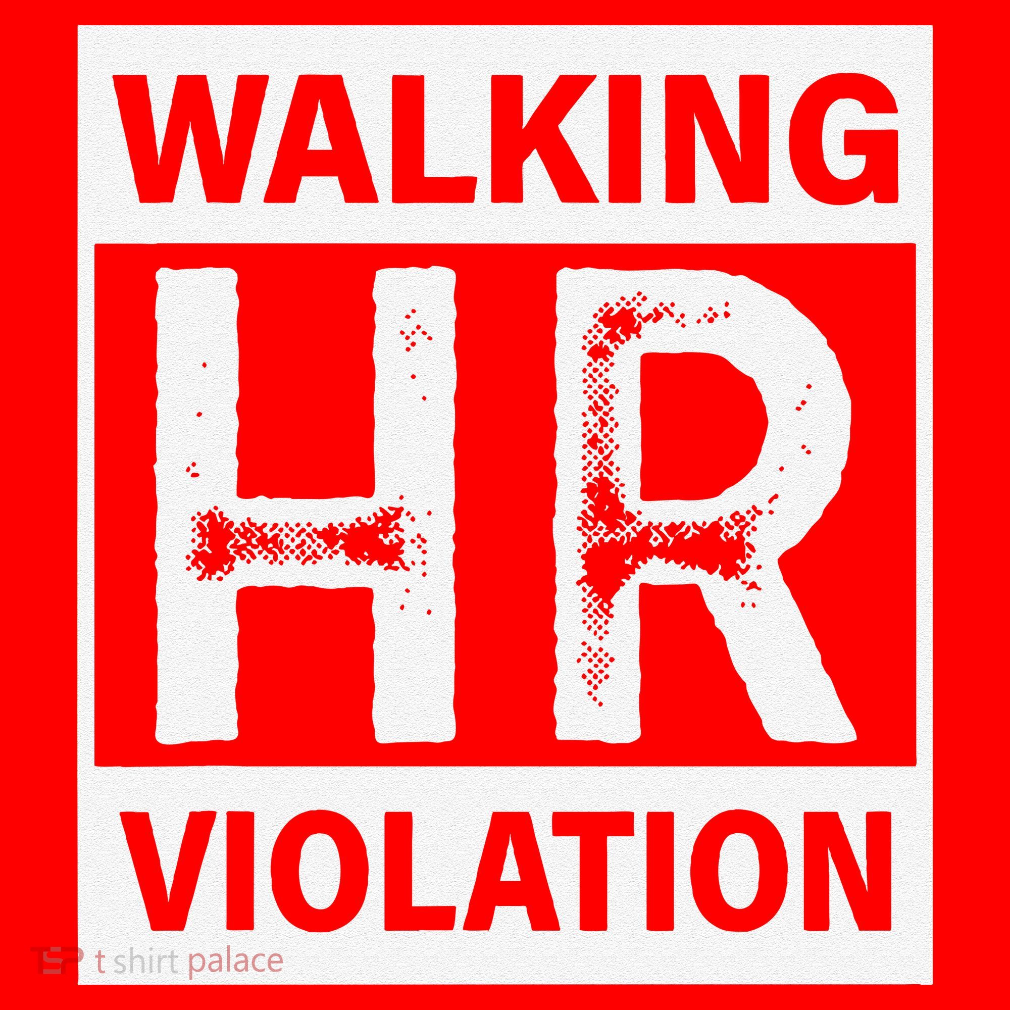 Walking Hr Violation Santa Hat