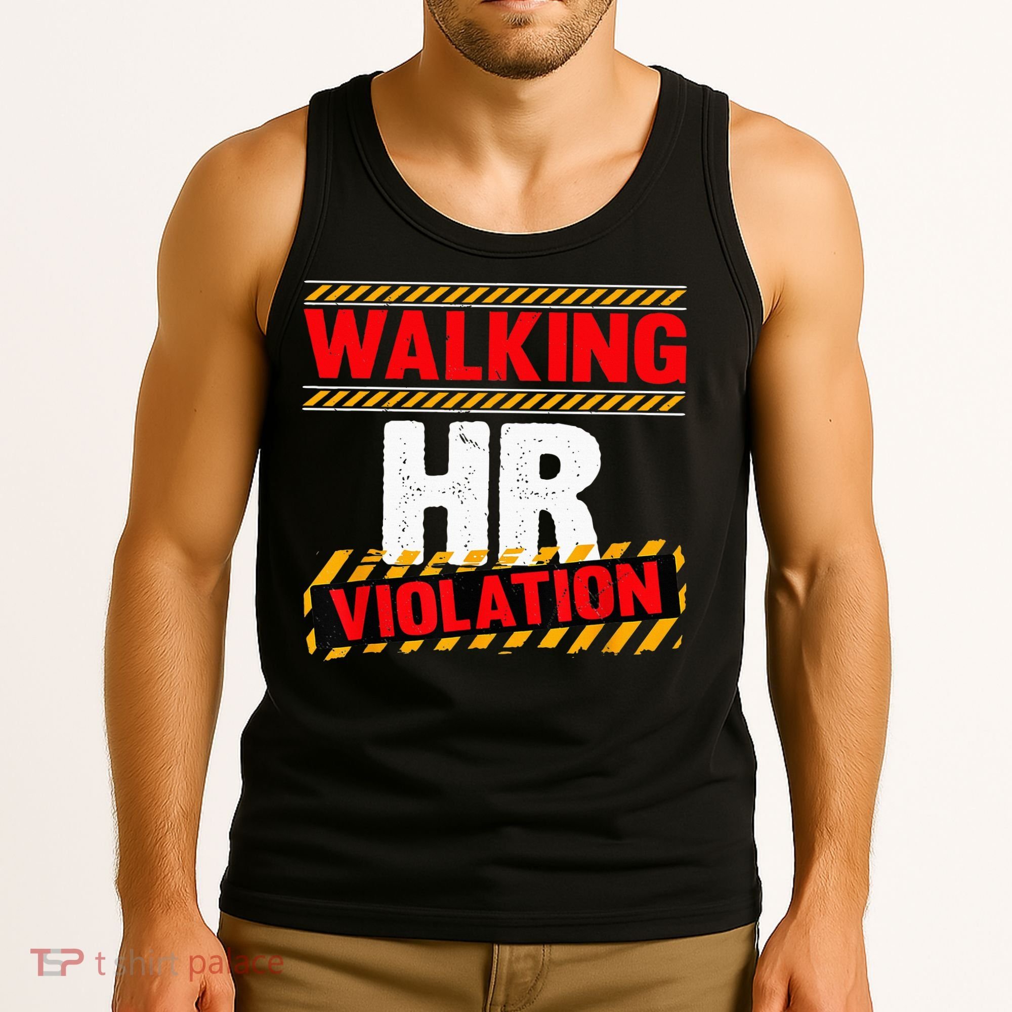 Walking hr violation   Tank Top