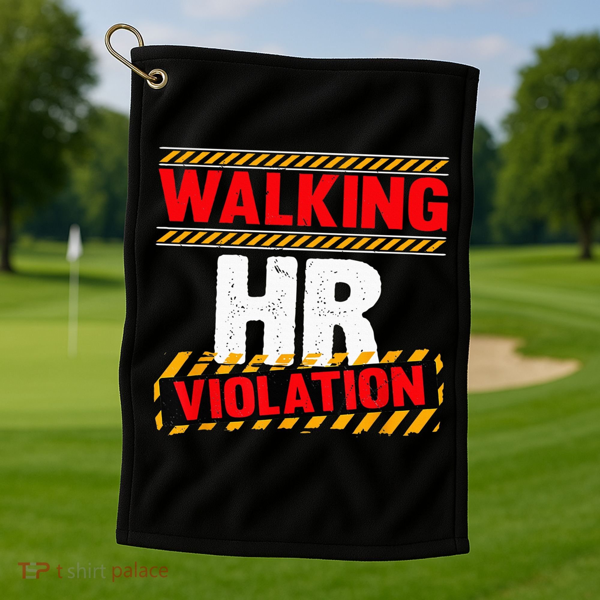 Walking hr violation   Golf Towel