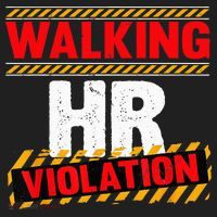 Walking hr violation   Golf Towel thumb 3
