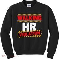 Walking hr violation   Kids Sweatshirt thumb 0