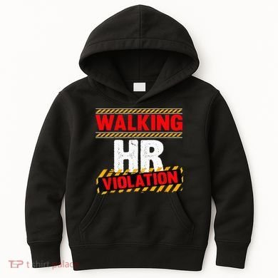 Walking hr violation   Kids Hoodie