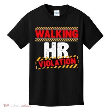 Walking hr violation   Kids T-Shirt
