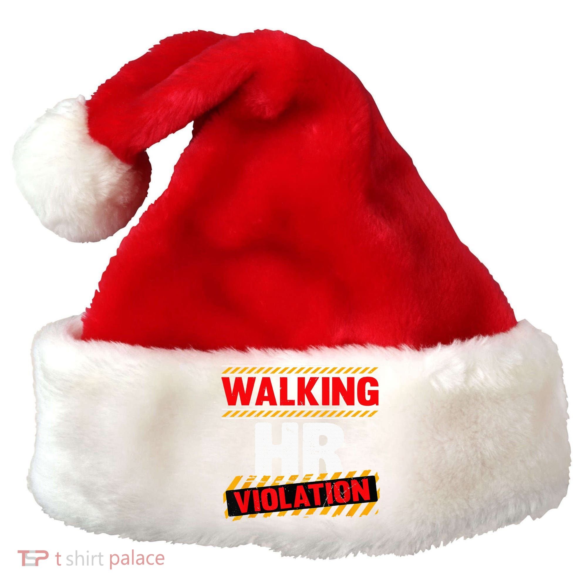 Walking hr violation   Santa Hat