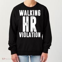 Walking HR Violation Human Resource Women's Sweatshirt thumb 0