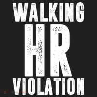 Walking HR Violation Human Resource Women's Sweatshirt thumb 2