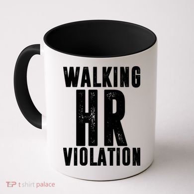 Walking HR Violation Human Resource Coffee Mug