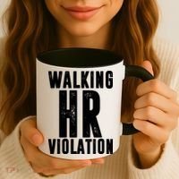 Walking HR Violation Human Resource Coffee Mug thumb 3