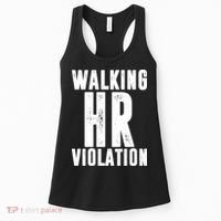 Walking HR Violation Human Resource Women's Tank Top thumb 0