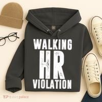 Walking HR Violation Human Resource Hoodie thumb 4