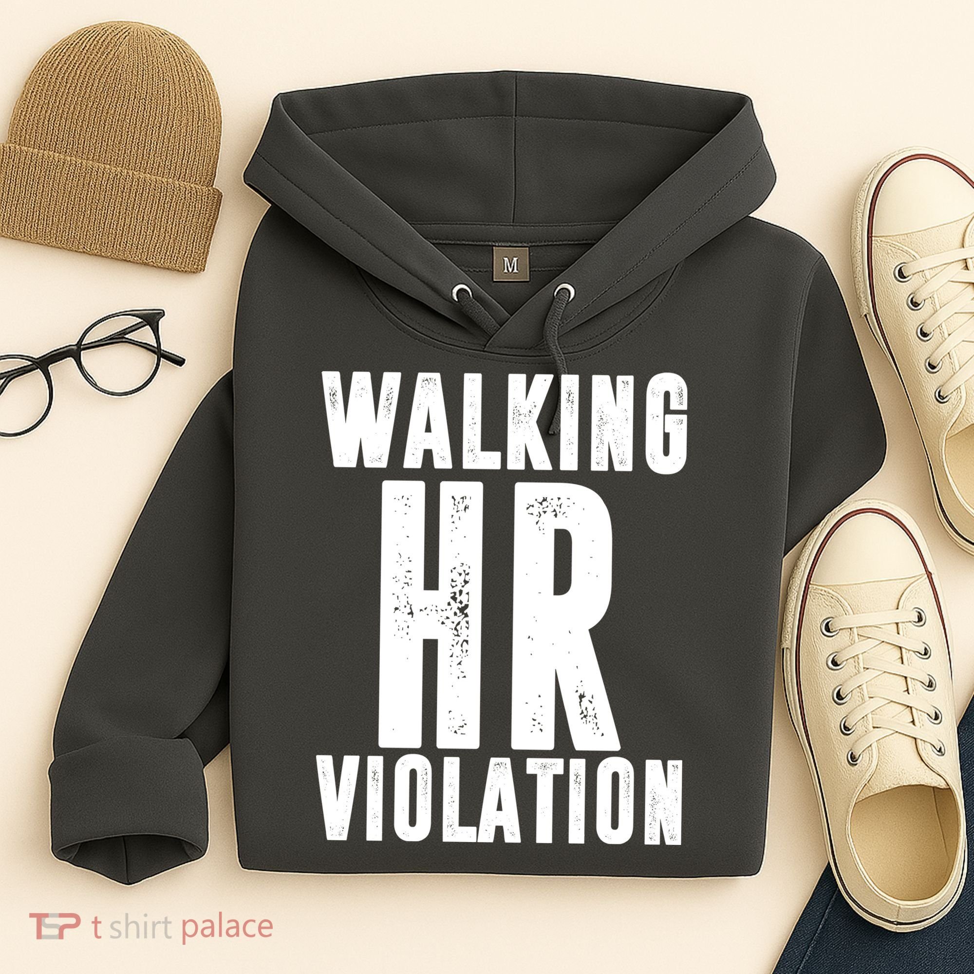 Walking HR Violation Human Resource Hoodie