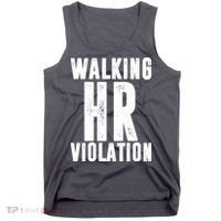 Walking HR Violation Human Resource Tank Top thumb 0
